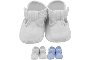 Humpti Patucos Bebé Recién Nacido Piqué con Broche Velcro, Ropa Bebe Niño 0-3 Meses, Calidad y Suavidad, Ideal para Primera Puesta y Regalo Bebé de Bautizo