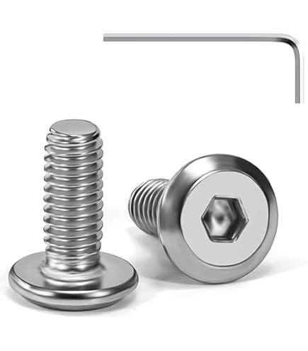 20 Perni Filettati M4x20mm Acciaio Inox - DIN 916/ISO 4029, Testa Esagonale - Foto 12