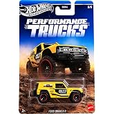 Hot Wheels G&uuml;m&uuml;ş Serisi Performans Kamyonları Ford Bronco R [Sarı] 5/5-1:64 &Ouml;l&ccedil;ekli Diecast Oyuncak Ara&ccedil;
