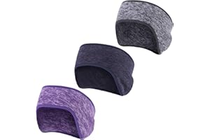 TUPARKA 3 Pcs Ear Warmer Running Headband EarBand Full Cover Ear Muffs Winter Headbands for Women Men Outdoor Sports and Fitness