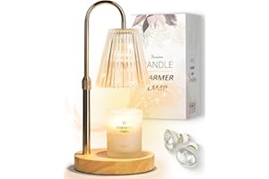 ‎FUNISTREE Candle Warmer Lamp, Candle Warmer Gifts for Women, Electric Fragrance Lamp with Timer and Dimmer, Vintage Candle Warmer Decoration, Birthday Gift for Mum, Girlfriend, Sister