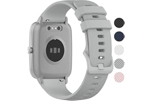 GENERIC OUTPUTBT Strap 19mm 20mm 22mm Watch strap for Popglory/Garmin/Samsung Galaxy/Fossil/AM1 Sport Silicone Replacement Strap for ENOMIR/Donerton/Fitpolo/WeurGhy/Huawei Watch Band Men Women Black