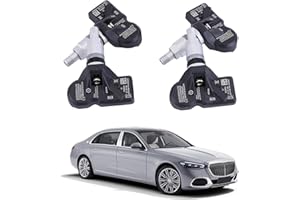 LICHENGTAI 4pcs TPMS sensore pressione pneumatici A0009054104 compatibile con Mercedes Classe A e B Classe E CLA CLS GLA GLB GLE GLS Sprinter RDKS Sensor sistema di controllo pressione pneumatici