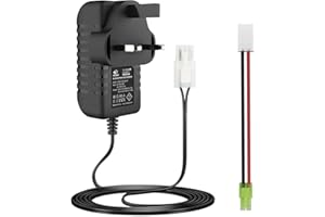 melasta Inteligente 7.2V 8.4V 9.6V NIMH Cargador de batería para 2-10S Airsoft batería RC Coche batería Compatible with Tamiya y Mini Conector Tamiya