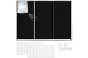 NHTJTHE Pellicola oscurante per finestre, 2 m x 1,45 m, oscurante, per interni, senza forature, pellicola termica al metro, per camera da letto