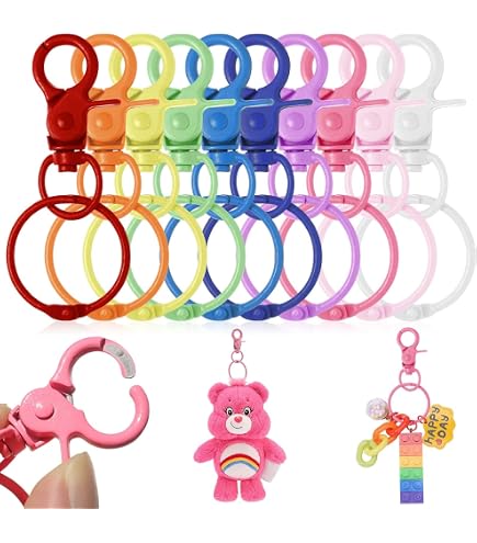 Ottone per portachiavi con chiusura a vite Pratico stoccaggio per portachiavi gancio per piccoli strumenti ogni