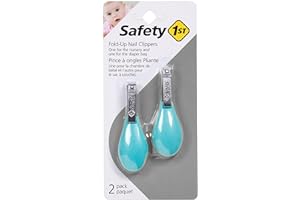 ‎SAFETY 1ST Safety 1st Fold-Up Nail Clipper, Arctic Blue, 2-Count by Safety 1st
