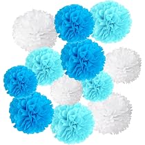 5 Große Papier-Pompons – 35,6 Cm, Bunt, Für Party-Deko & Wandhintergrund