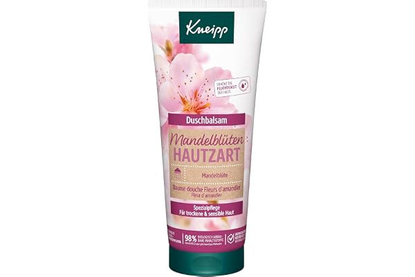 Kneipp Baume douche type de peau à la fleur d'amandier, 1 paquet (1 x 200 ml)