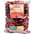 Indiana Organic Mathania Whole Red Chili - 400 gram | Rajasthani Mathania Whole Mirch, Sabut lal mirch, Stemless, 400 gram (NEW HARVEST 2024 OCT)