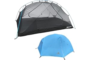 Hyke & Byke Zion 2 Person Backpacking Tent with Footprint - Lightweight Two Door Ultralight Dome Camping Tent