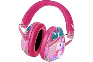 VANDERFIELDS Orejeras de Protección Auditiva Unicorn Fantasy para Niños - Auriculares con Cancelación de Ruido para Autismo - Niños Pequeños