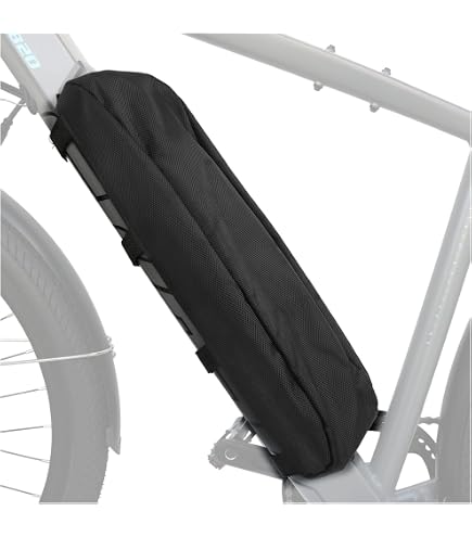 Basil Copertura Posteriore Per Batteria Shimano Steps – Neoprene 4,5 Mm, Nero, Taglia Unica, Protezione Termica E Antiurto