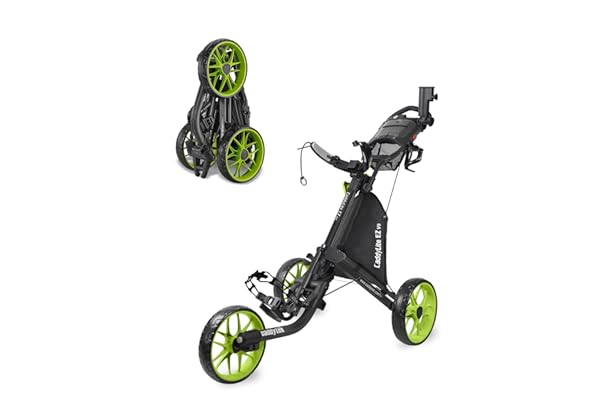 CaddyTek Caddylite EZ V8 Chariot de Golf à 3 Roues Pliable