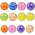 Squeeze Ball Toy Colorful Foam Beads Fidget Sensory Toy Stress Relief Toy Soft Stress Ball Squishes Decompression Toy Kids Toy Gift Valentine's Day/Christmas/Birthday Gifts (Random Color(1PCS), 6cm)