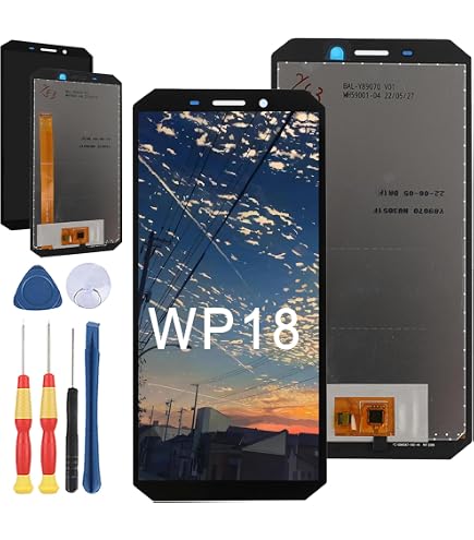 E-YIIVIIL Nuovo display di ricambio compatibile con OUKITEL WP18