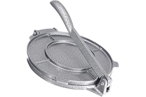 Rfvtgb Máquina de presión para tortilla de 8 pulgadas, de aleación de aluminio, plegable, herramienta de prensa, antiadherente, para la cocina