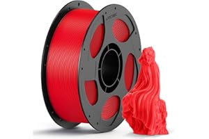 ANYCUBIC PLA Filament 1.75mm, 3D Printer Filament, Intelligent Identification, Dimensional Accuracy +/- 0.02mm, 1KG Reusable Spool Red