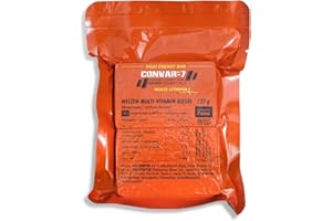 CONVAR-7 - High Energy Bar Multi Vitamin, benutzbar als Notvorrat, Notverpflegung, Notration, für Outdoor Aktivitäten, Krisenvorsorge - wertvolle Inhaltsstoffe - kompakte Verpackung - 125g