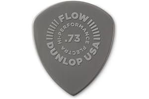 JIM DUNLOP Dunlop Lot de 12 médiators Flow Nylon 0,73 mm