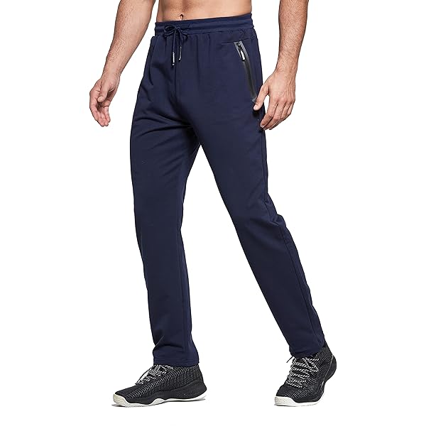 Pantaloni Tuta Uomo Neri PINSPARK Pantaloni Da Jogging, Pantaloni