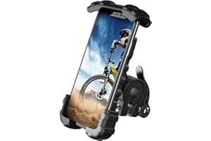 Lamicall Uchwyt na telefon rowerowy, stojak na telefon motocyklowy - Uniwersalny uchwyt obrotowy 360 na iPhone 12, 11 Pro Xs Max XR X 8 7 6S Plus, HUAWEI, Samsung S10 S9 S8, inne telefony