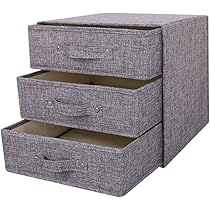 Bacs De Rangement étroits En Tissu – Petits Paniers De Rangement Pliables En Tissu, Pour Chaussettes, Sous-vêtements, Tiroir, étagère De Placard