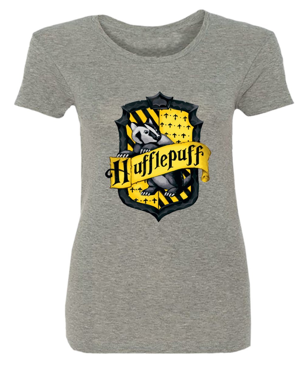 Hufflepuff-Harry-Potter-Shield-Animal-Small-Damen-T-shirt