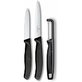 Victorinox 6.7113.33 Swiss Classic 3l&uuml; Bı&ccedil;ak ve Soyacak Set, Siyah