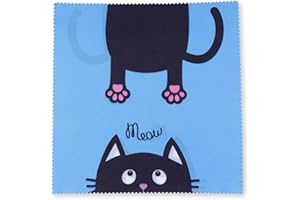 Lens-Aid Mikrofaser Reinigungstuch in schickem Design: Für Kamera, Objektiv, Display und als Brillen-Putztuch (Mikrofasertuch 20x20 cm)