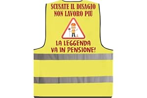 KEÏNELS Gilet Pensione Divertente - Idea Regalo Pensione Uomo Originale - Regali per Pensione Gadget Scherzi Pensionato Originali