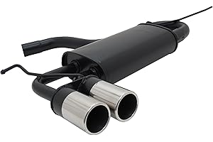 Novus Scarico sportivo Audi A3 8P, VW Golf 5, Golf 6, Scirocco - 2 x 76 mm M-Design