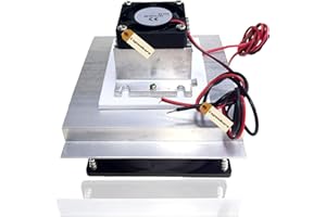 Lsgoodcare DIY Peltier Cooler Kit 12Volt Semiconductor Thermoelectric Cooler Peltier Cooling System TEC1-12706 Peltier Heatsink Module kit