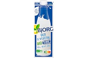 Bjorg Boisson Oui Au Végétal Bio – Riz Coco – À Boire et à Cuisiner – Sans sucres Ajoutés – Pauvre en Matières Grasses - 1L