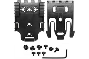 YONCONO Kit de système de verrouillage rapide, fixation de plate-forme QLS pour étui de service avec fourche de verrouillage, plaque réceptrice et accessoires