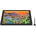 HUION KAMVAS 22 Plus Graphics Drawing Tablet Pen Display with Full-Laminated QD LCD Screen 140% s RGB Android Support Battery-Free Stylus 8192 Pen Pressure Tilt Adjustable Stand - 21.5inch