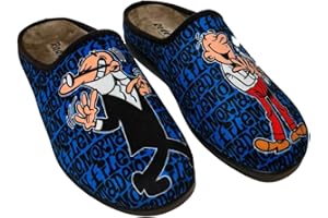 Rodevil Zapatillas cómodas andar por casa Mortadelo y Filemón - Licencia Oficial