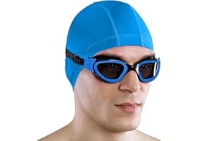 AqtivAqua Gafas de Natación DX, Gafas Natacion de Visión Amplia para Hombres y Mujeres Adultos, Anti Vaho Sin Fugas