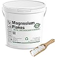 Grow Chem Magnesium Flakes (1KG Bucket) Pure Magnesium Chloride from The Dead Sea - Mineral-Rich Bath Salts for Foot & Muscle Soaks - Improves Sleep, Stress Relief, Joint Health & Skin Hydration