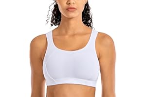 SYROKAN Femme Soutien Gorge de Sport Multi-Maintien Double Agrafage