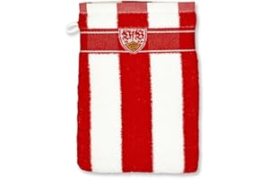 IFUNTECKY VFB Stuttgart Waschhandschuh Blockstreifen Waschlappen