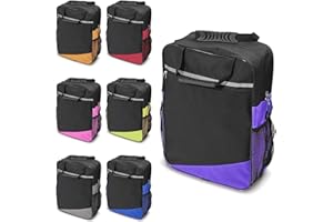LIFE WITH DIGNITY Biscay Sac De Mobilité - Violet | Accessoires pour fauteuil roulant et scooter de mobilité Sac pour fauteuil roulant et scooter de mobilité Paniers et sacs pour fauteuil roulant et scooter de mobilité