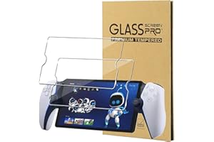 CONAPIKA 2 Piezas Protector de pantalla para Sony PlayStation Portal, Premium Cristal Vidrio Templado 9H Dureza, Anti-Arañazos, Alta Definicion Transparente Protector de Pantalla