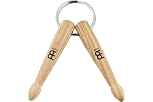 MEINL PERCUSSION Meinl Stick & Brush Llavero de baqueta, hecho de nogal americano, una forma divertida de mantenerse al día con sus llaves importantes y mantenerse conectado a su instrumento, SB506