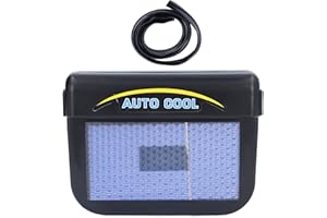 JOYZAN Auto Solarlüfter, Air Vent Cooling Kühlgebläse Solar Power Lüftungssystem Heizung Abluftventilator Kühler Ventilator Fenster Fahrzeug Lüftungs Kühlventilator Entlüftungskühler Ventilatoren Sommer