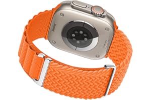 TOPSIC Alpine Loop Watch Ultra pasek 49 mm, 45 mm, 44 mm, 42 mm, sportowy, podwójny, tekstylny, rozciągliwy, nylonowy, tytanowy, z haczykiem G, pasek do iWatch Series Ultra 8, 7, 6, 5, 4, 3, 2, 1, SE