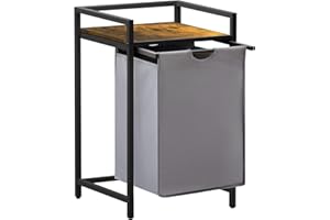 Lifewit Cesto de Lavandería, 69 L con Estante y Bolsas Extraíbles, Clasificador para Cuarto de Lavado, Dormitorio, Baño, o Dormitorio en Gris