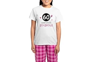 CafePress 60Th Birthday Gorgeous Women's Light Pajamas Women's Novelty Cotton Pyjama Set, Comfortable PJ Sleepwear