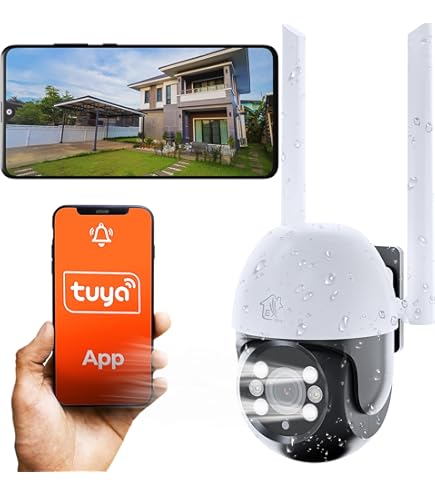 Nivian Cámara IP Wifi 2K para Exterior con Detección de Humanos