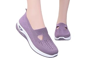 XZBLING Women Orthopedic Casual Shoes Breathable Soft Sole Orthopedic Walking Shoes Women Orthopedic Walking Sneaker Lightweight Athletic Walking Shoes Lavender